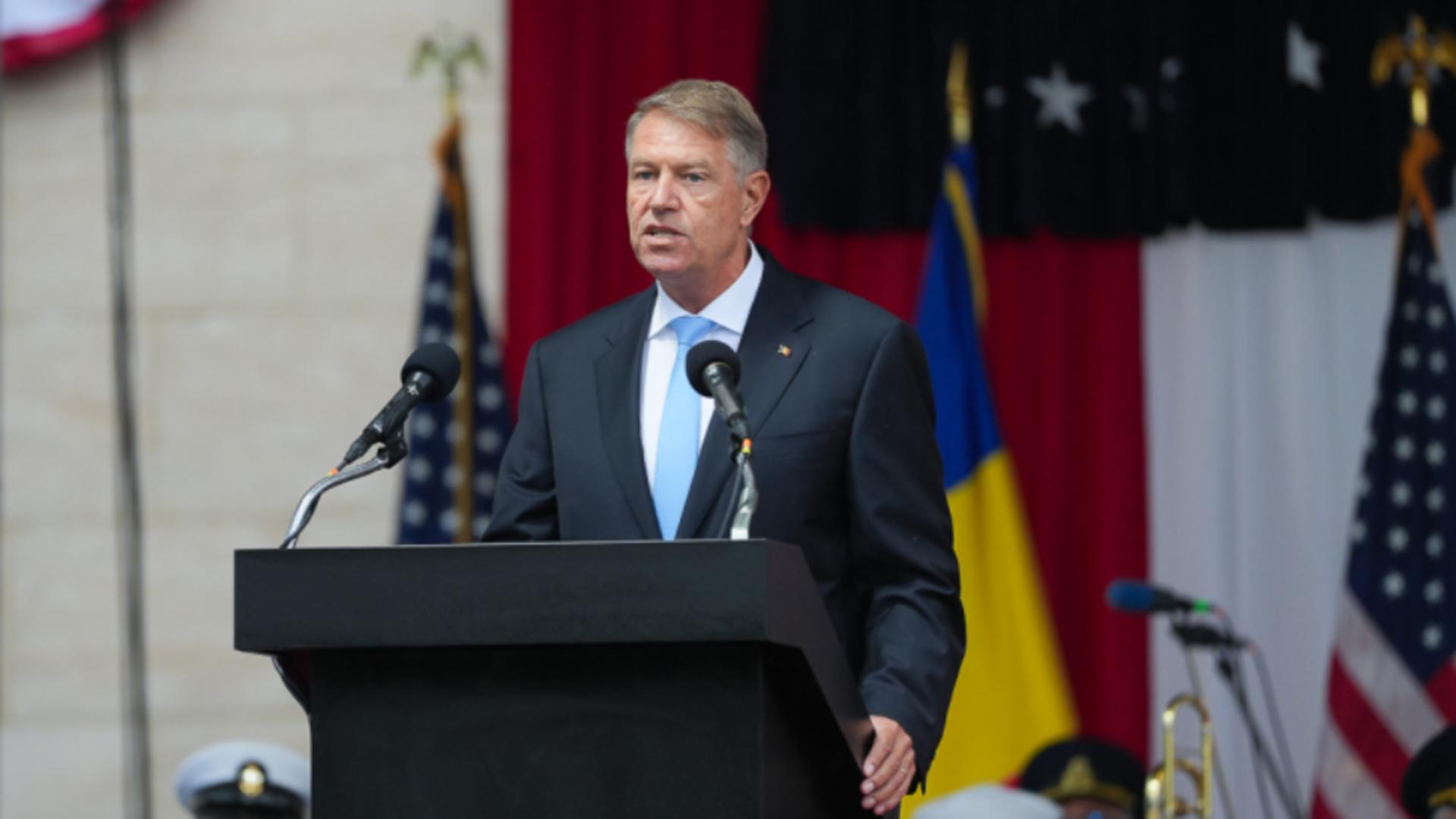 Klaus Iohannis, discurs la finalul dejunului de lucru cu secretarul general al NATO: Devine Ucraina aliat sau nu