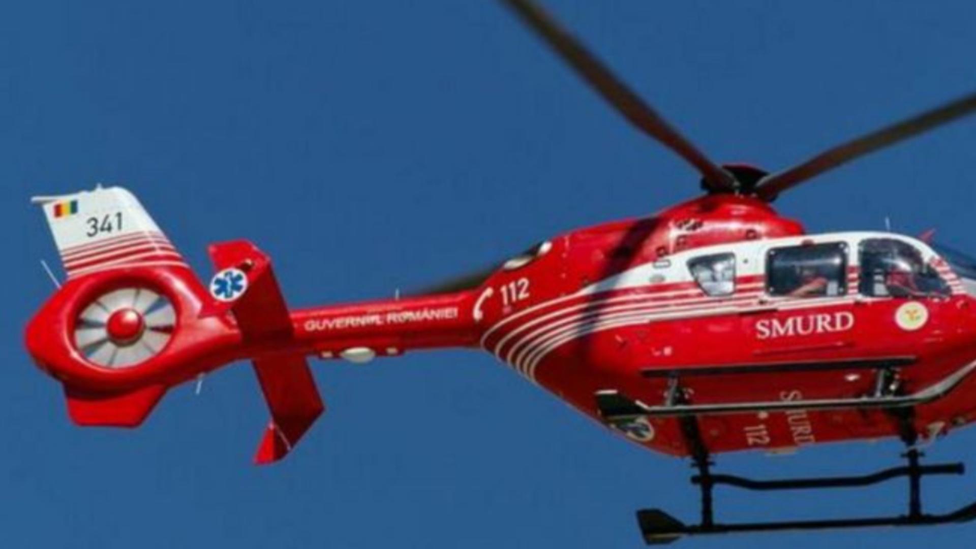 Accident pe autostrada A2 București-Constanța – A fost nevoie de intervenția elicopterului SMURD