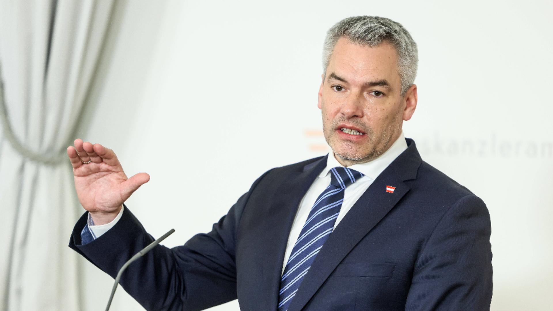 Cancelarul Nehammer îi răspunde lui Marcel Ciolacu: Nu este momentul potrivit pentru extinderea Schengen