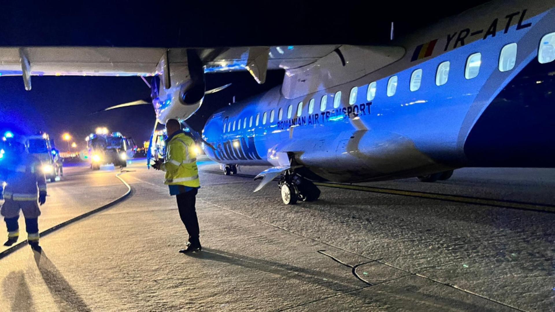 Probleme la o cursă a companiei Tarom care efectua un zbor pe ruta Otopeni-Budapesta – Momente de panică printre pasageri – FOTO