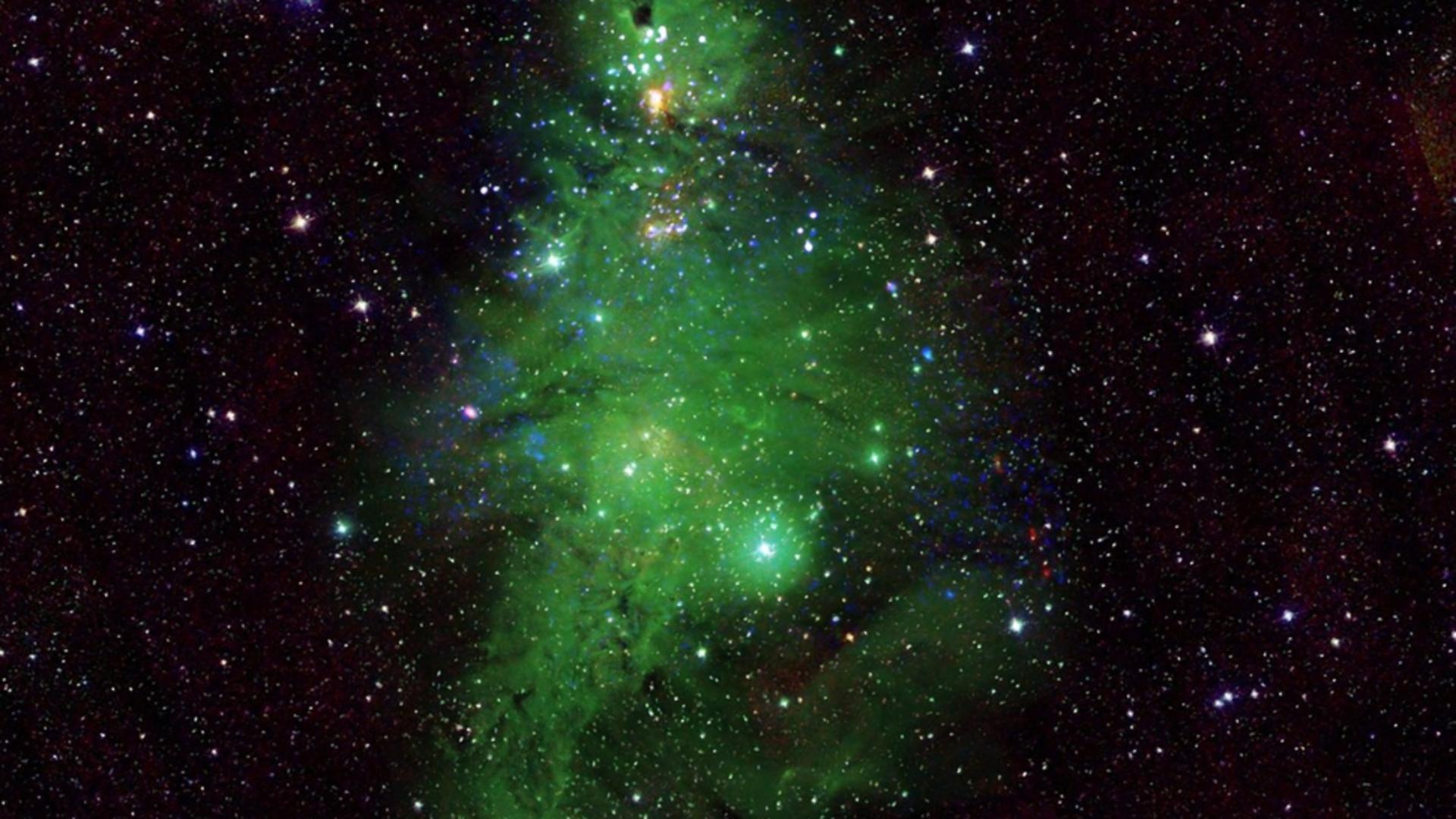 Crăciunul în spațiu. NASA a dezvăluit un adevărat „brad cosmic”