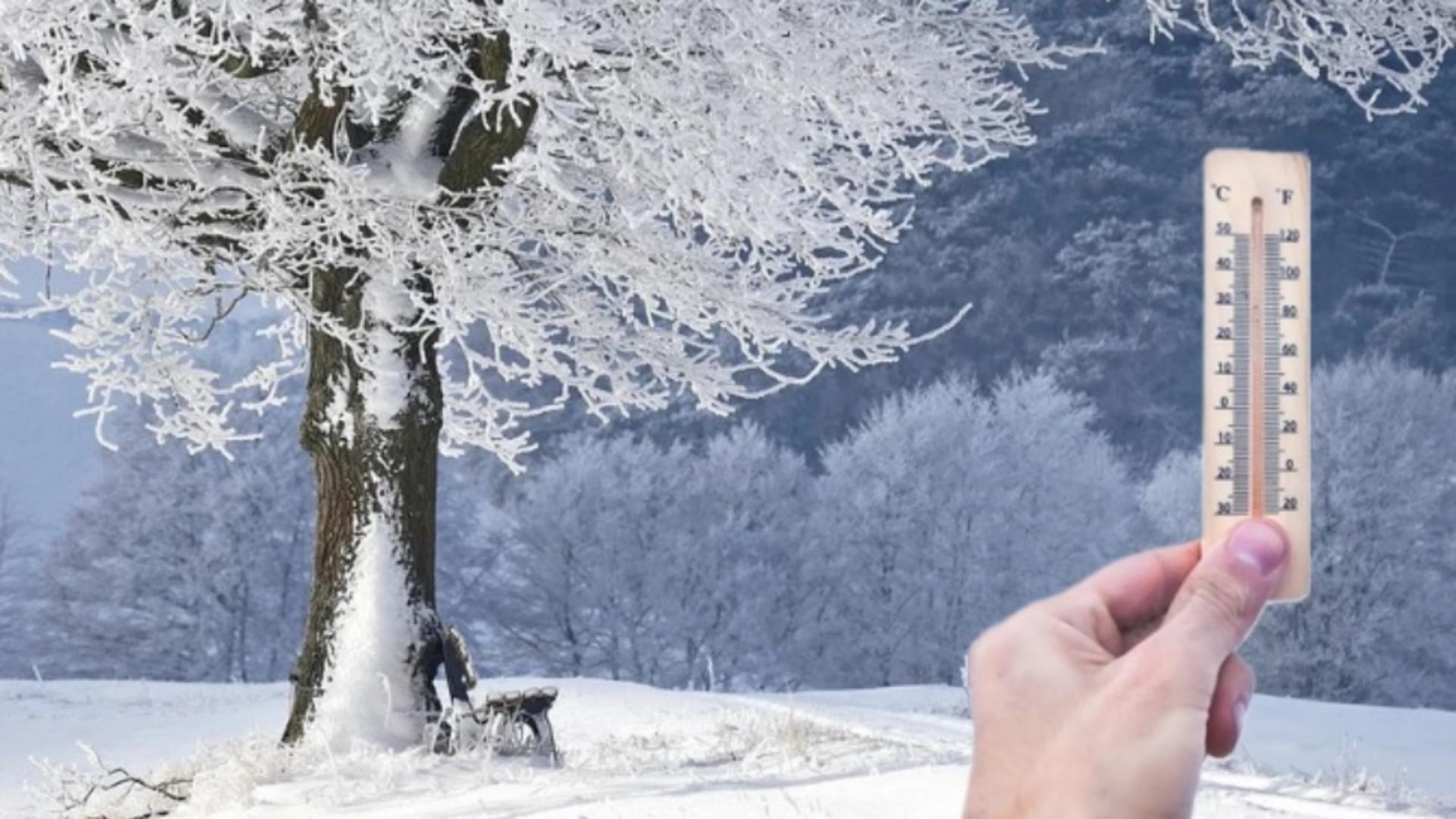 Prognoză meteo 14 ianuarie. Harta temperaturilor din marile orașe