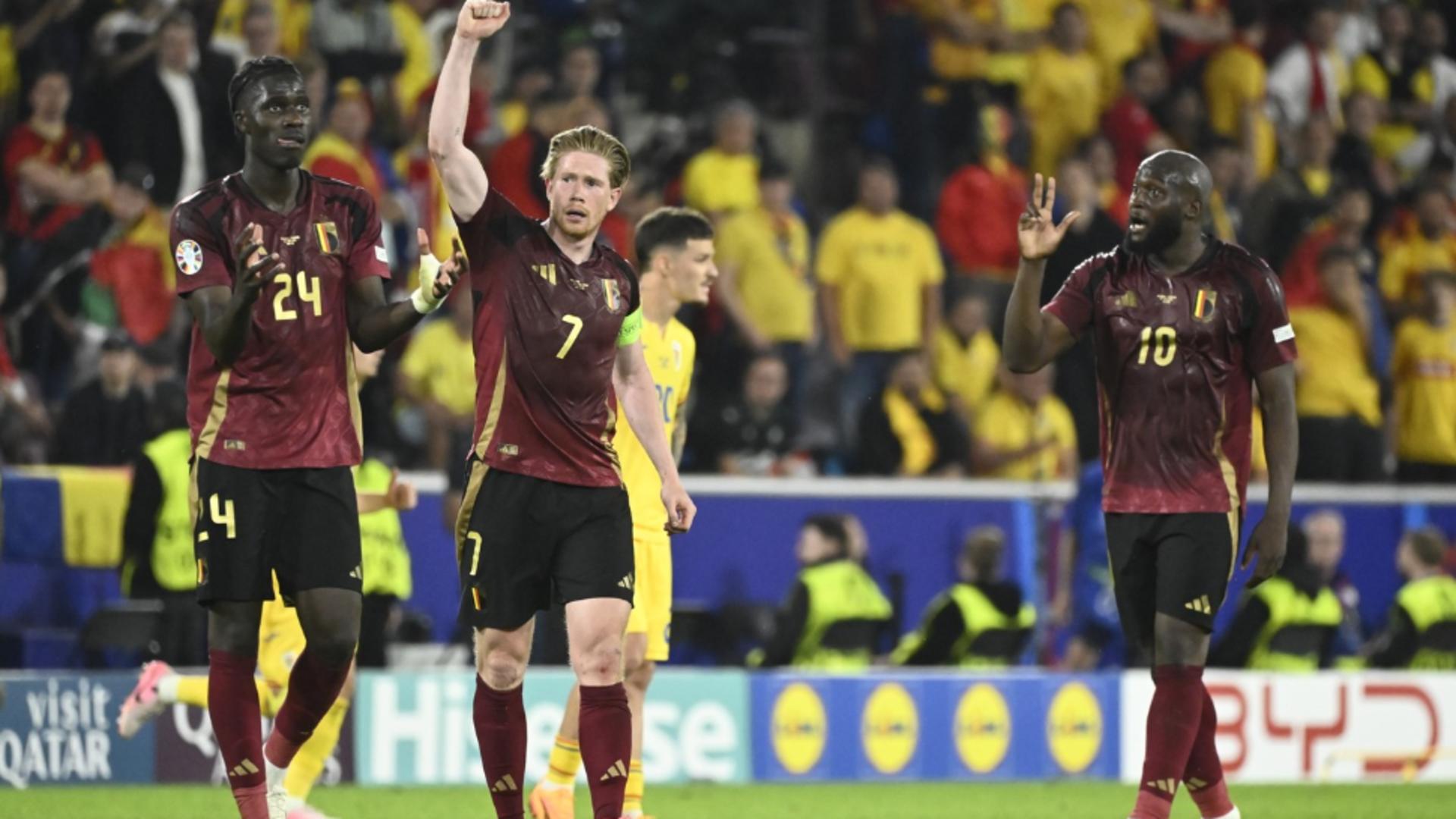 Duș rece pentru tricolori. Naționala României a fost învinsă de Belgia cu 2-0