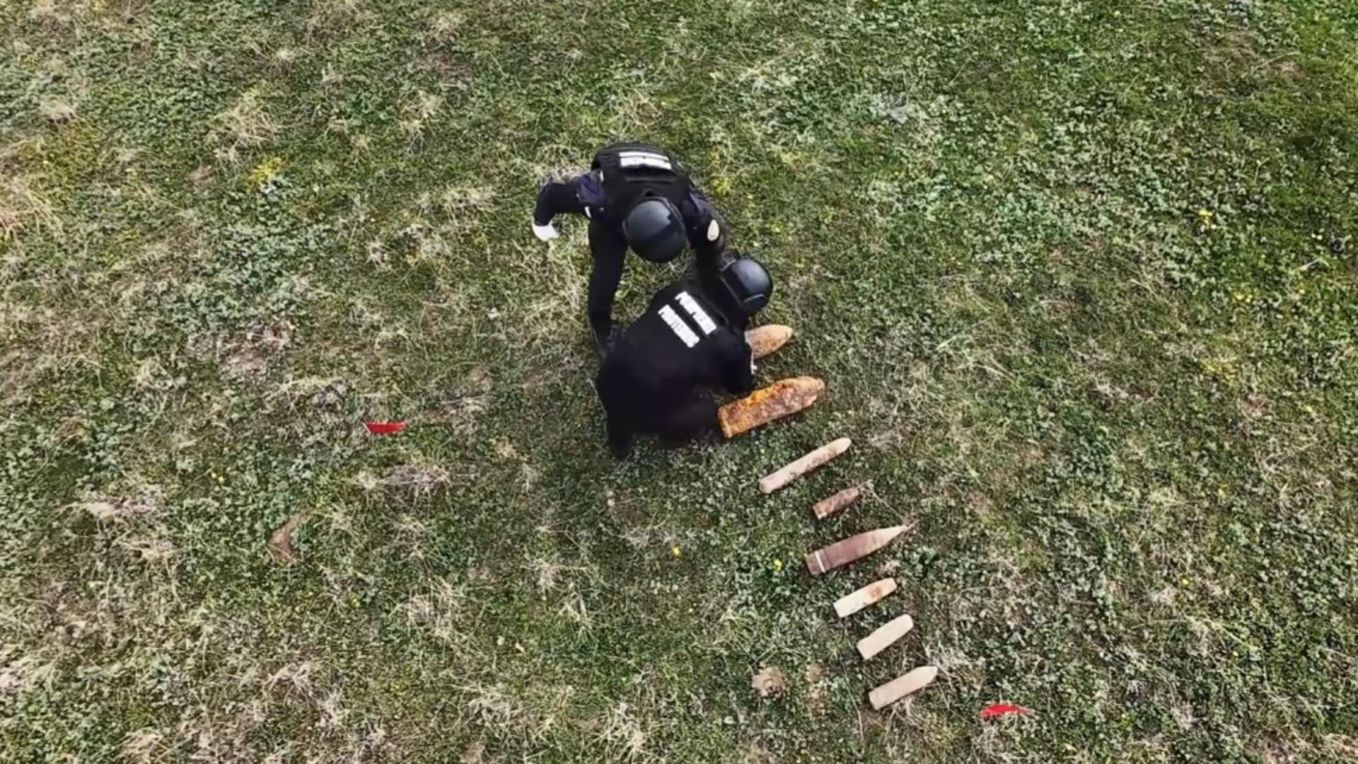 Bombă de aviație descoperită lângă un mall din Galați. A fost detonată de pirotehniștii ISU | VIDEO