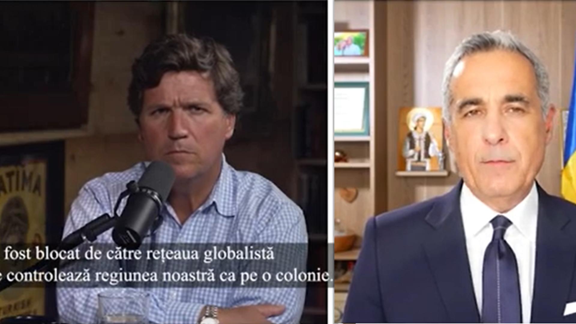 Călin Georgescu, dezvăluiri bombă în interviul-eveniment cu Tucker Carlson: Am fost blocat de către rețeaua globalistă care a încercat să-l blocheze și pe Donald Trump – VIDEO