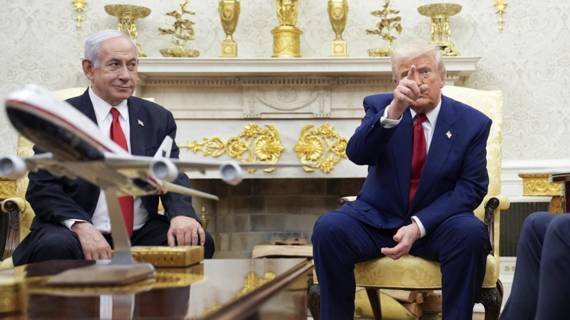 Donald Trump, întrevedere cu Benjamin Netanyahu în Biroul Oval. Ce au discutat cei doi lideri