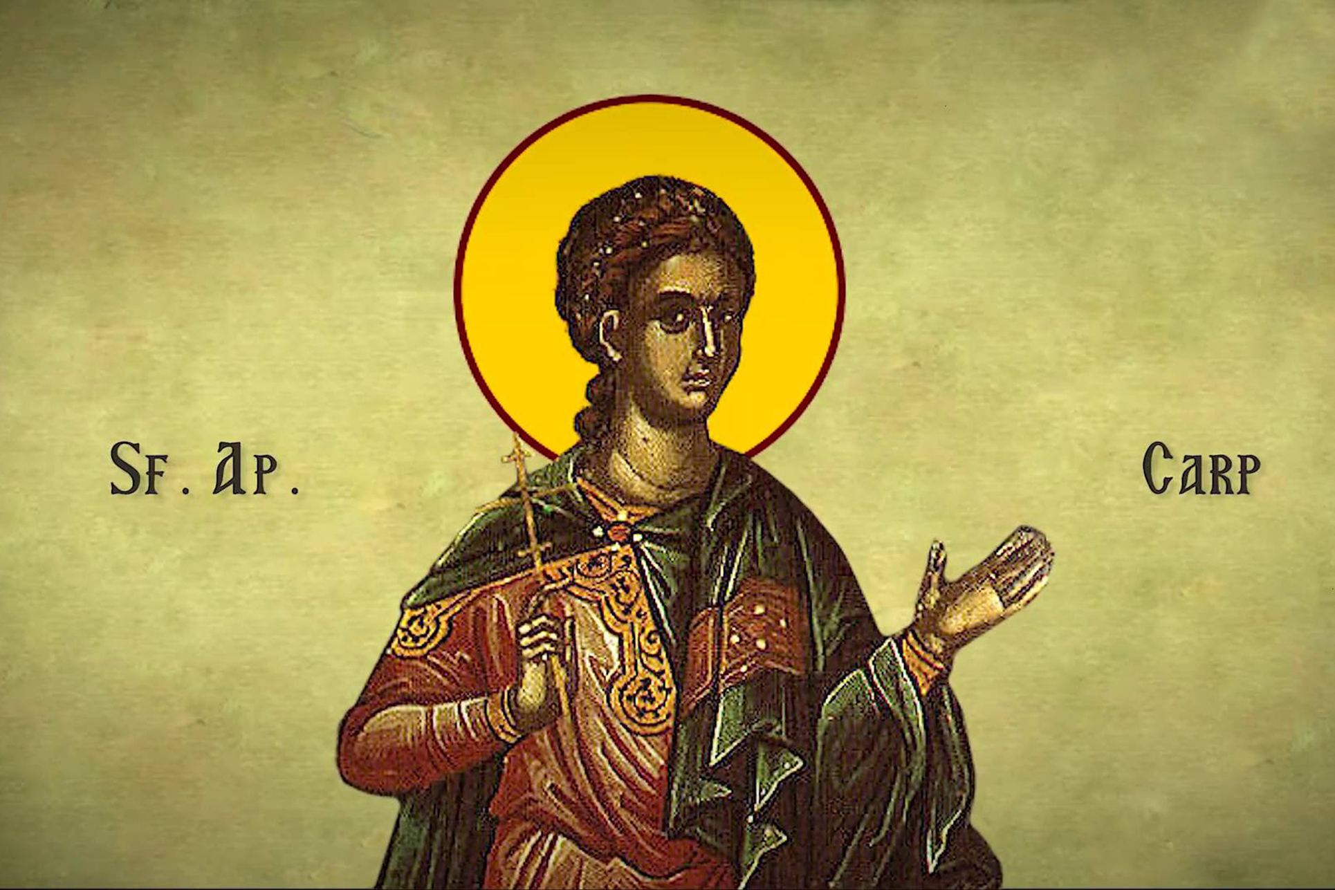 26 mai: Biserica Ortodoxă îi prăznuiește pe Sfinții Apostoli Carp și Alfeu, alături de Sfinții Mucenici Averchie, Elena și Alexandru din Tesalonic