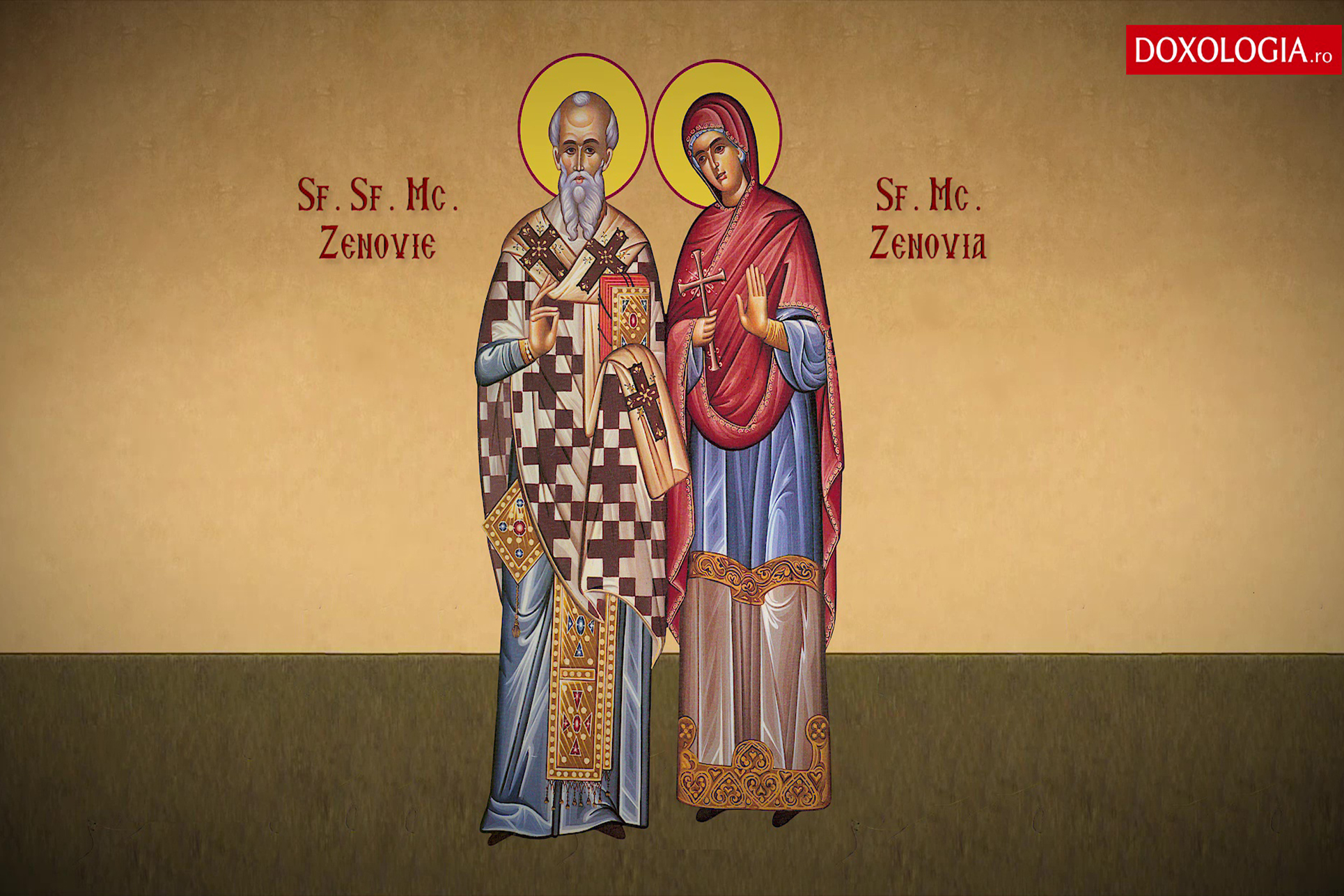 Biserica Ortodoxă îi prăznuiește astăzi pe Sfinții Mucenici Zenovie și Zenovia, împreună cu alți sfinți mărturisitori ai credinței