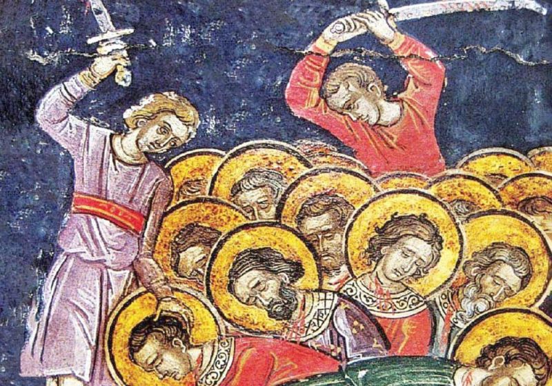 7 Noiembrie: Pomenirea Sfinților Mucenici din Melitina, a Sfântului Cuvios Lazăr din Muntele Galisiului și a altor sfinți mucenici