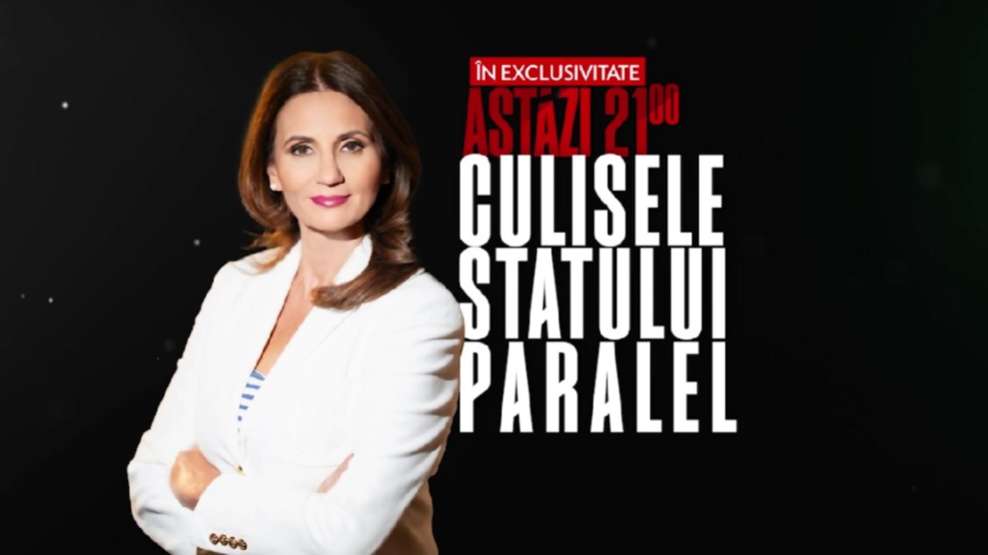 Ediție de colecție Culisele Statului Paralel, duminică, de la ora 21. Fiicele lui Vadim Tudor și fiul lui Adrian Păunescu, față în față cu Anca Alexandrescu – VIDEO