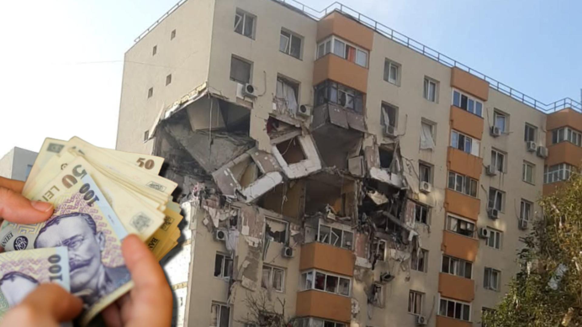Explozia din Rahova. Proprietarii apartamentelor din blocul afectat vor fi scutiți de la plata taxelor şi impozitelor locale